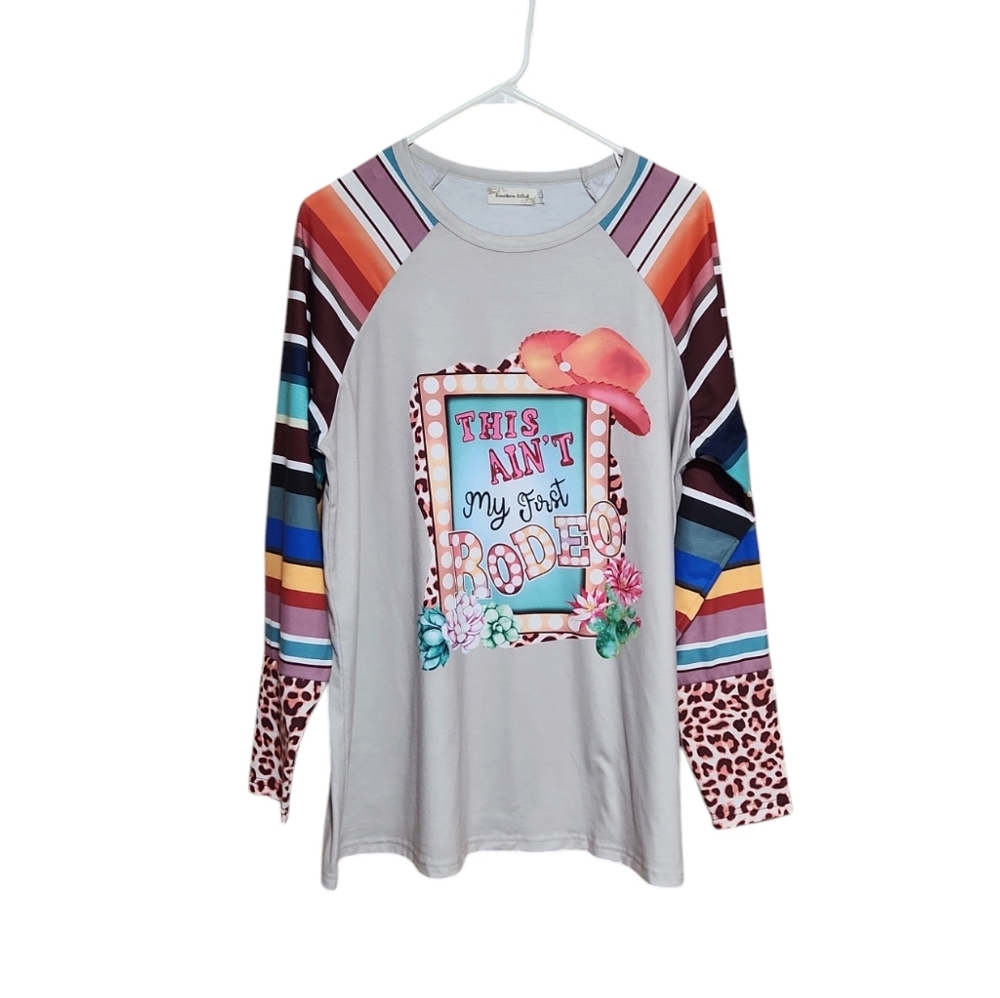 Colorful Striped Long Sleeve Tee